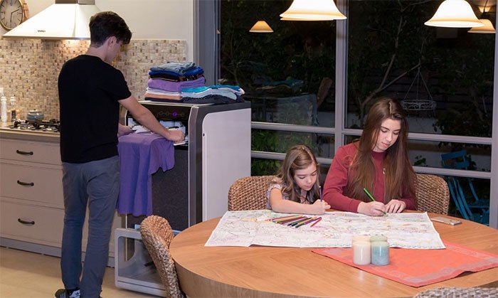 Wäsche Zusammenleg Maschine: Moderne FoldiMate Geräte erleichtern das Falten von Kleidung, sparen Zeit und sorgen für perfekte Ordnung im Haushalt.